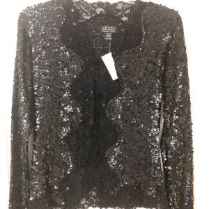 Brand New - Glitter Evening Top by Tryst (size S)